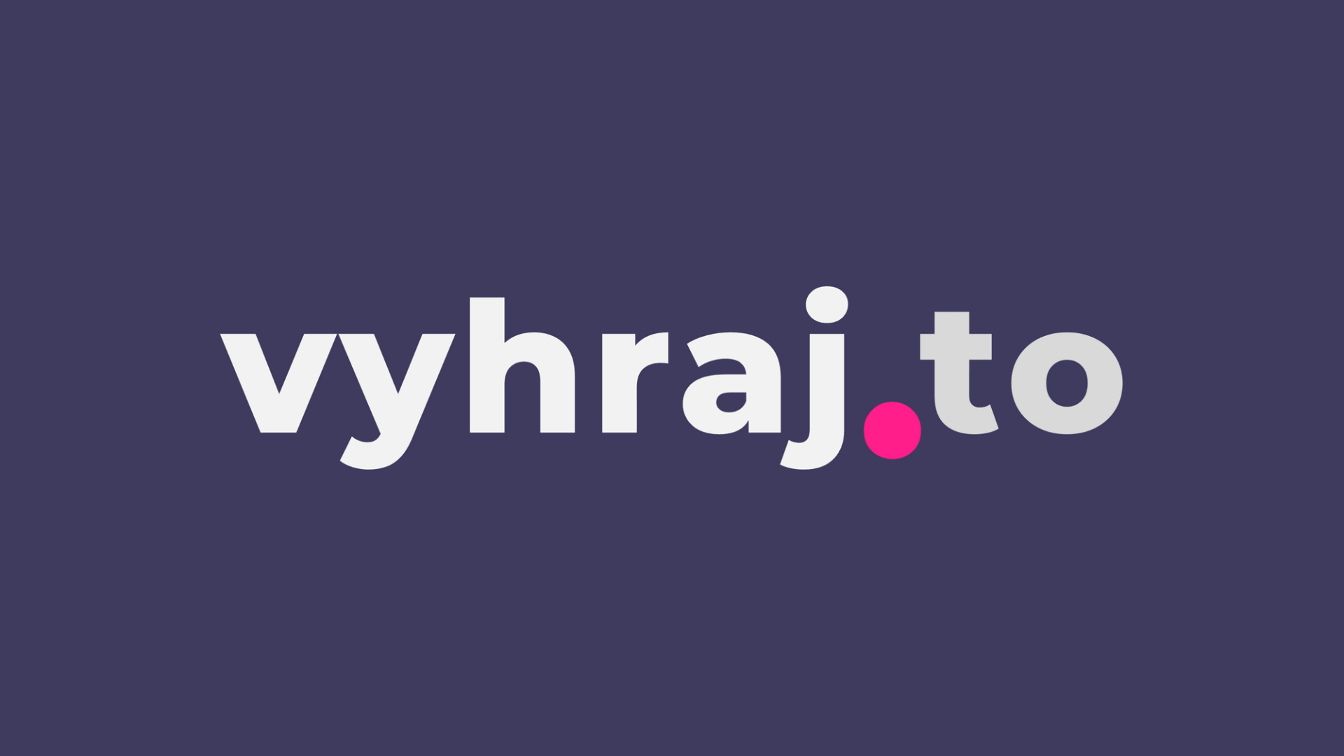 Logo Vyhraj.to, moderní český soutěžní portál.