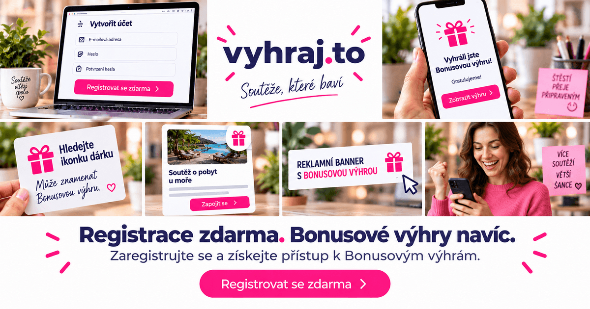 Registrace a Bonusové výhry na Vyhraj.to