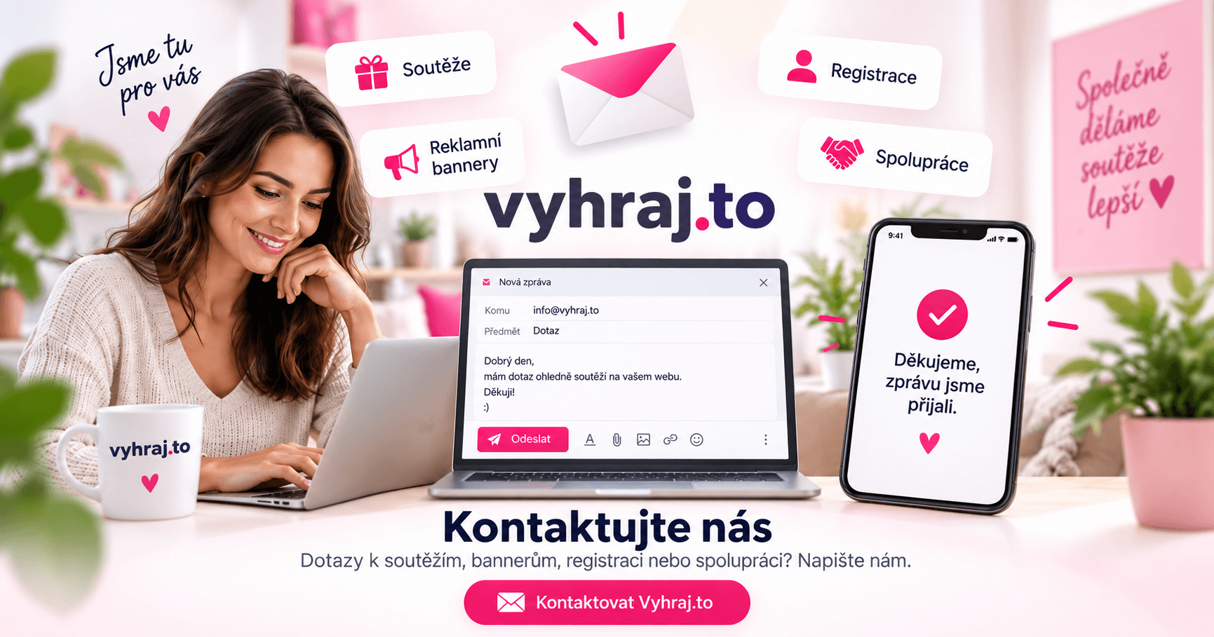 Kontakt na Vyhraj.to